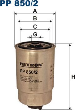 Filtron PP850/2 - Yanacaq filtri furqanavto.az