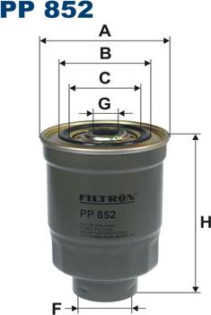Filtron PP852 - Yanacaq filtri furqanavto.az