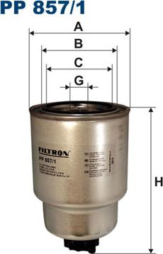 Filtron PP857/1 - Yanacaq filtri furqanavto.az