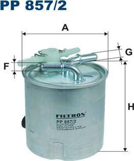 Filtron PP857/2 - Yanacaq filtri furqanavto.az