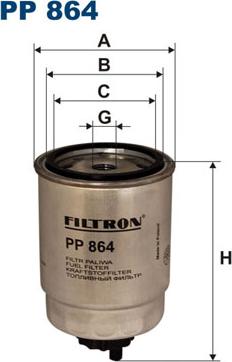 Filtron PP864 - Yanacaq filtri furqanavto.az