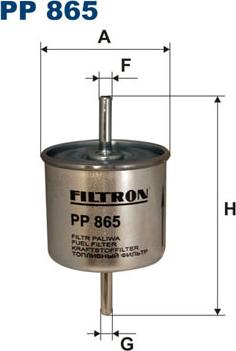 Filtron PP865 - Yanacaq filtri furqanavto.az