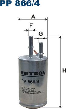 Filtron PP866/4 - Yanacaq filtri furqanavto.az