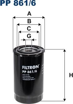Filtron PP861/6 - Yanacaq filtri furqanavto.az