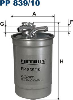 Filtron PP839/10 - Yanacaq filtri furqanavto.az