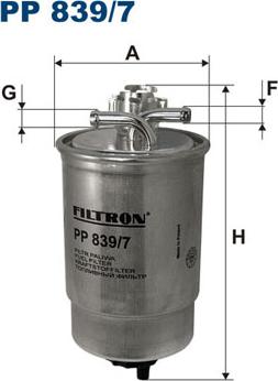 Filtron PP839/7 - Yanacaq filtri furqanavto.az