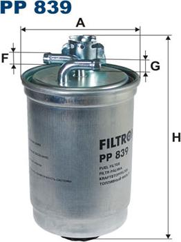 Filtron PP839 - Yanacaq filtri furqanavto.az