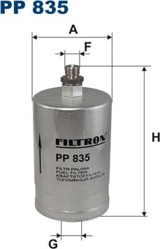 Filtron PP835 - Yanacaq filtri furqanavto.az