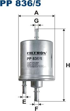Filtron PP836/5 - Yanacaq filtri furqanavto.az