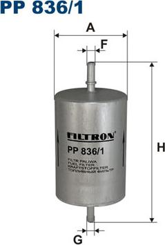 Filtron PP836/1 - Yanacaq filtri furqanavto.az