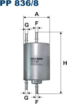 Filtron PP836/8 - Yanacaq filtri furqanavto.az