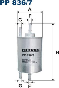 Filtron PP836/7 - Yanacaq filtri furqanavto.az