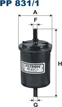Filtron PP831/1 - Yanacaq filtri furqanavto.az