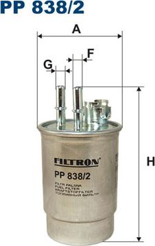 Filtron PP838/2 - Yanacaq filtri furqanavto.az