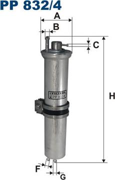 Filtron PP 832/4 - Yanacaq filtri furqanavto.az