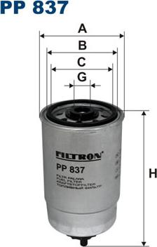 Filtron PP837 - Yanacaq filtri www.furqanavto.az