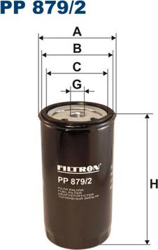 Filtron PP879/2 - Yanacaq filtri furqanavto.az