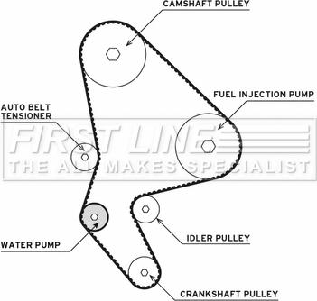 First Line FTW1007 - Su Pompası və Vaxt Kəməri Dəsti furqanavto.az