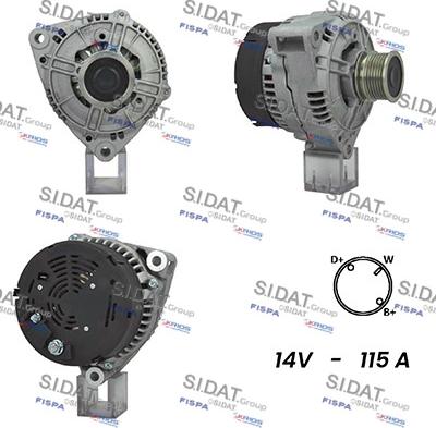 Fispa A12BH0934A2 - Alternator furqanavto.az