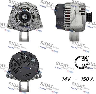 Fispa A12BH0936A2 - Alternator furqanavto.az