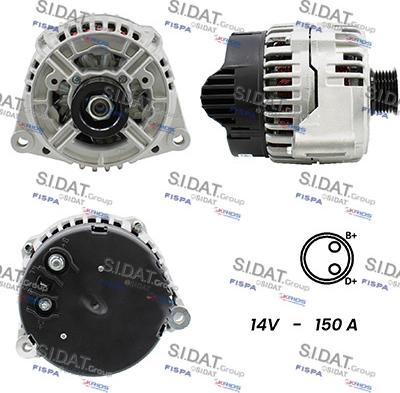 Fispa A12BH0938A2 - Alternator furqanavto.az