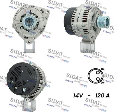 Fispa A12BH0933A2 - Alternator furqanavto.az