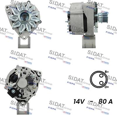 Fispa A12BH0929A2 - Alternator furqanavto.az