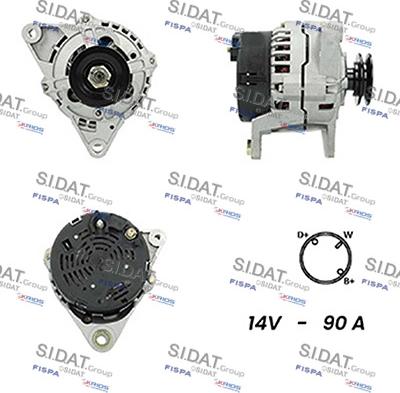 Fispa A12BH0404A2 - Alternator furqanavto.az