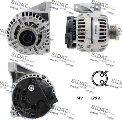 Fispa A12BH0439A2 - Alternator furqanavto.az