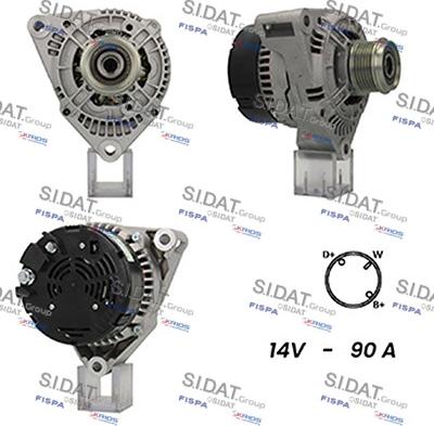 Fispa A12BH0555A2 - Alternator furqanavto.az