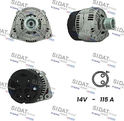 Fispa A12BH0551A2 - Alternator furqanavto.az