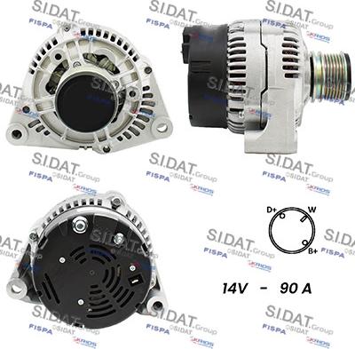 Fispa A12BH0552A2 - Alternator furqanavto.az