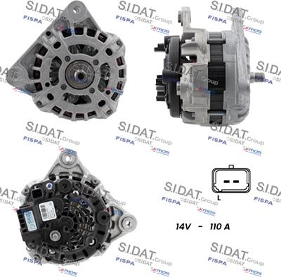 Fispa A12BH0043 - Alternator furqanavto.az