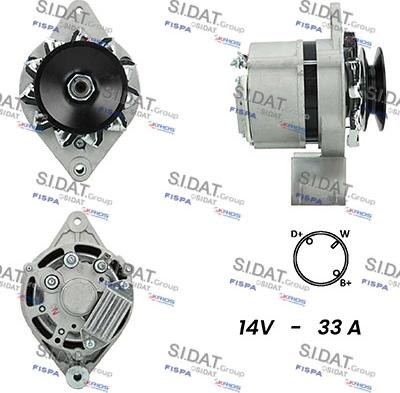 Fispa A12BH0056A2 - Alternator furqanavto.az