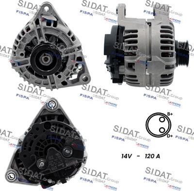 Fispa A12BH0068 - Alternator furqanavto.az