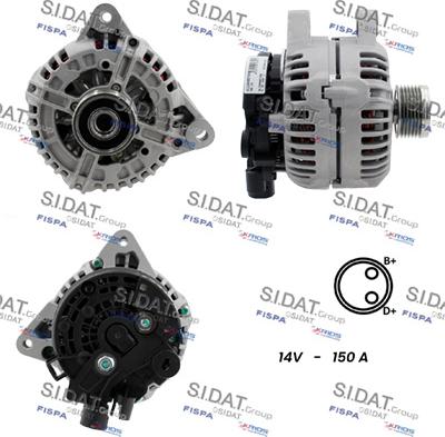 Fispa A12BH0076A2 - Alternator furqanavto.az