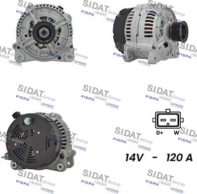 Fispa A12BH0835A2 - Alternator furqanavto.az