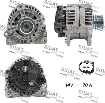 Fispa A12BH0398A2 - Alternator furqanavto.az