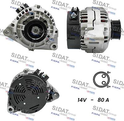 Fispa A12BH0387A2 - Alternator furqanavto.az