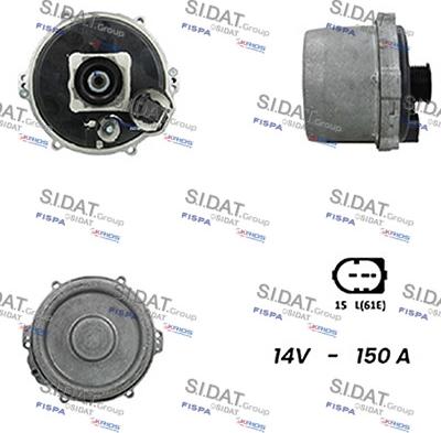 Fispa A12BH0378A2 - Alternator furqanavto.az