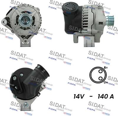 Fispa A12BH0763A2 - Alternator furqanavto.az