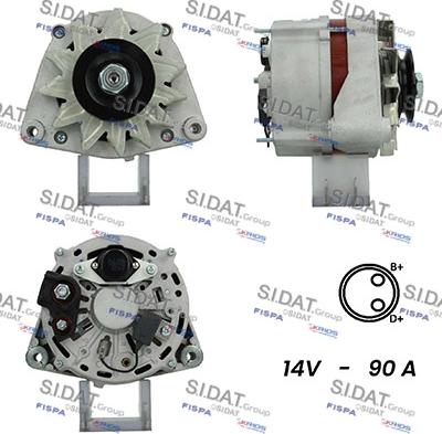 Fispa A12BH0762A2 - Alternator furqanavto.az