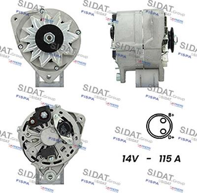 Fispa A12BH0732A2 - Alternator furqanavto.az