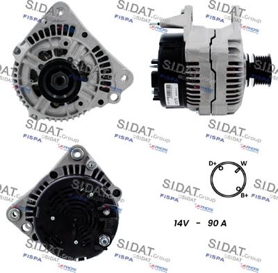 Fispa A12BH1280A2 - Alternator furqanavto.az