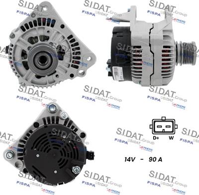 Fispa A12BH1281A2 - Alternator furqanavto.az