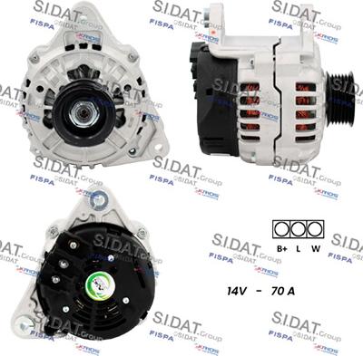 Fispa A12BH1275A2 - Alternator furqanavto.az