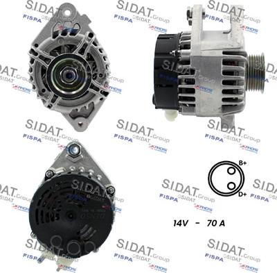 Fispa A12DE0494 - Alternator furqanavto.az