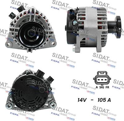 Fispa A12DE0427A2 - Alternator furqanavto.az