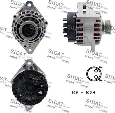 Fispa A12DE0050 - Alternator furqanavto.az