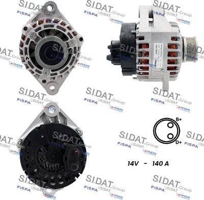 Fispa A12DE0009 - Alternator furqanavto.az